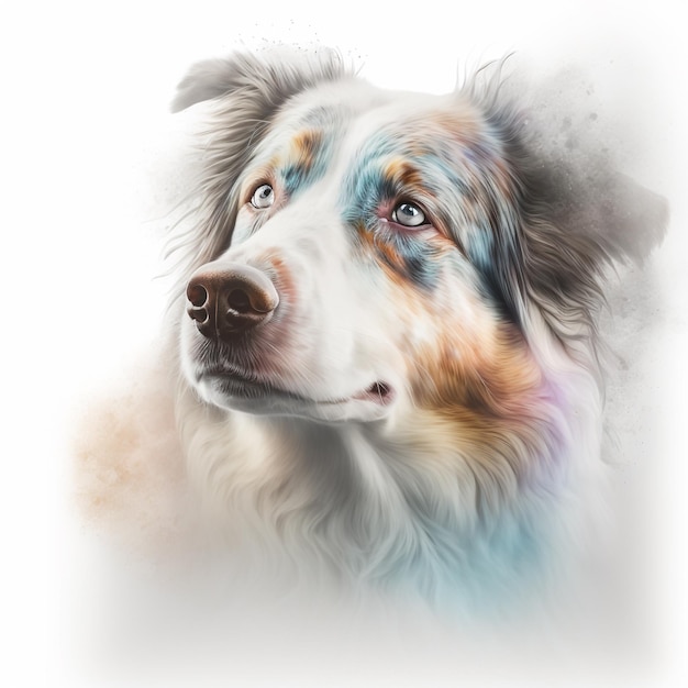 Dog Puppy Cute Abstract Pastel