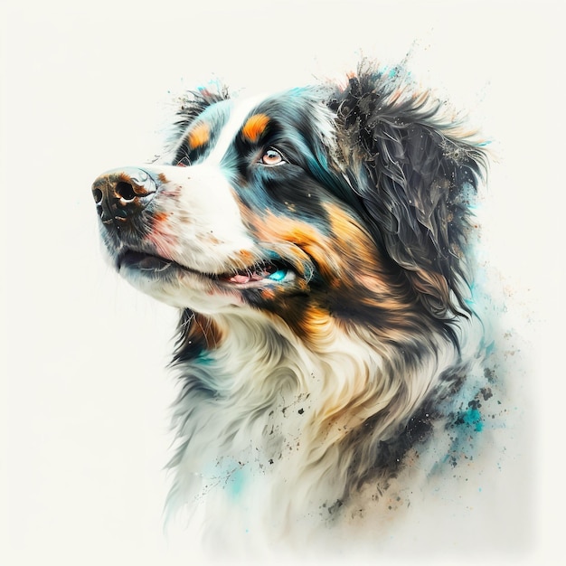 Dog Puppy Cute Abstract Pastel