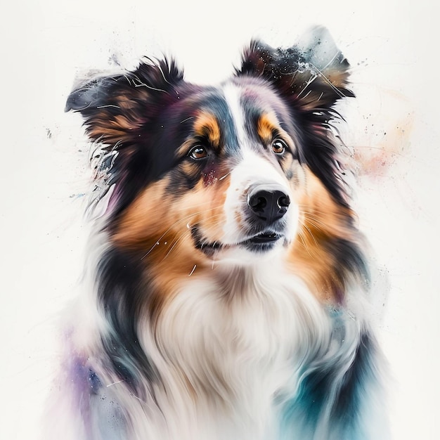 Dog Puppy Cute Abstract Pastel