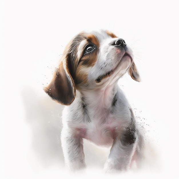 Dog Puppy Cute Abstract Pastel