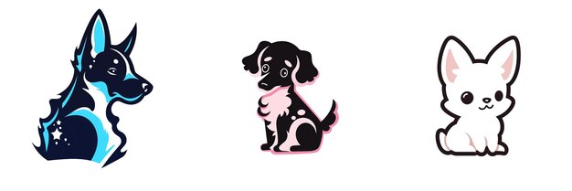 Dog Puppy Logo 2D