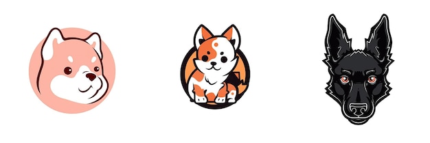 Dog Puppy Logo 2D