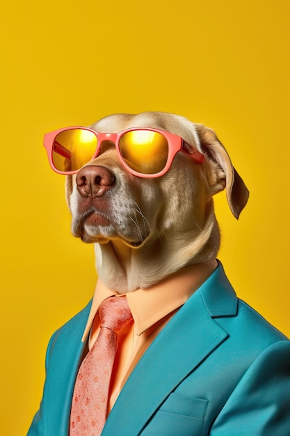 Dog Wearing Suits Dogs Dogs Suit Sunglasses wearing Dog