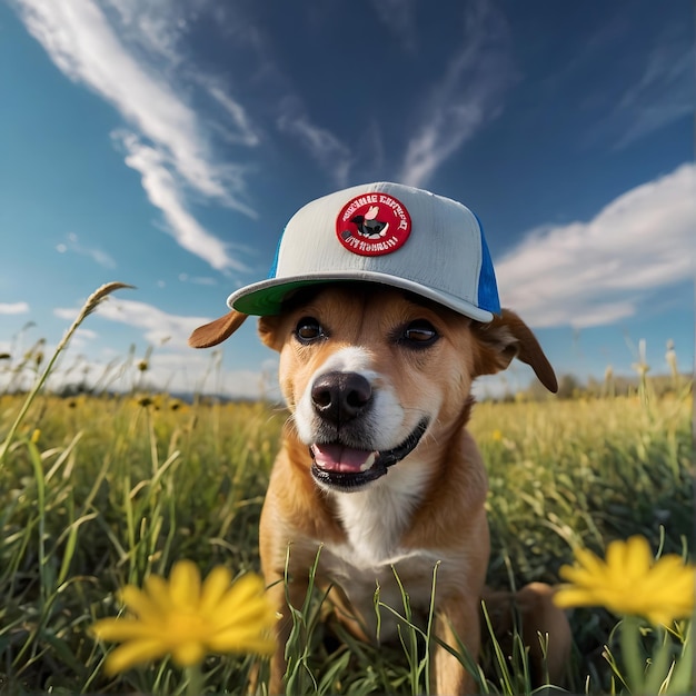 Dog with hat dog wif hat wif dogs woof woof