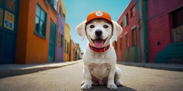 Dog with hat dog wif hat wif dogs woof woof