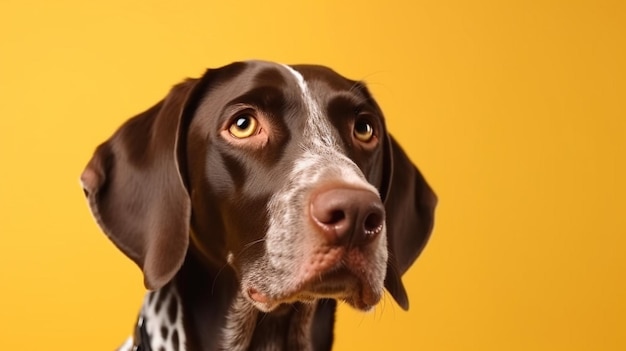 A dog with a white spot on its face