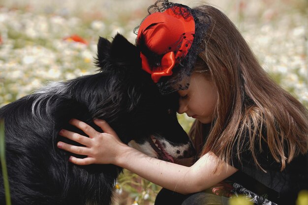 Foto gli amanti dei cani sono migliori amici per sempre.