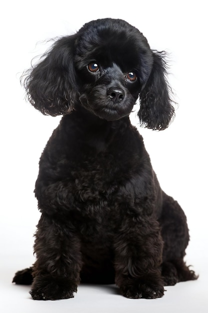 Dogs street and white background