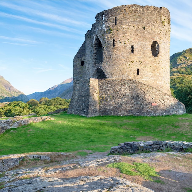 Dolbadarn Castle Ruins in Wales