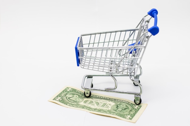 Dollar in Shopping Cart