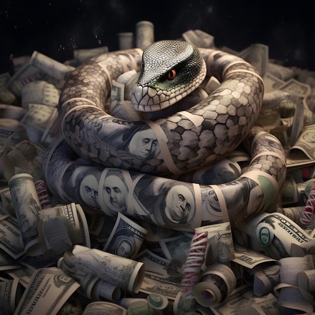 dollar sign snake Finance