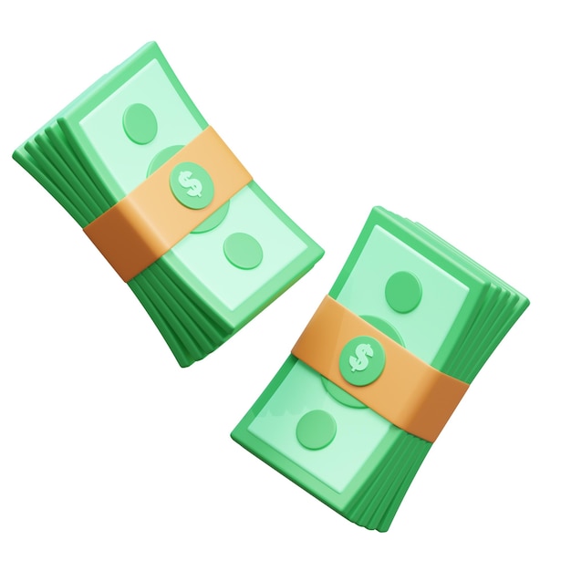 Dollarbiljetten Geldbundel
