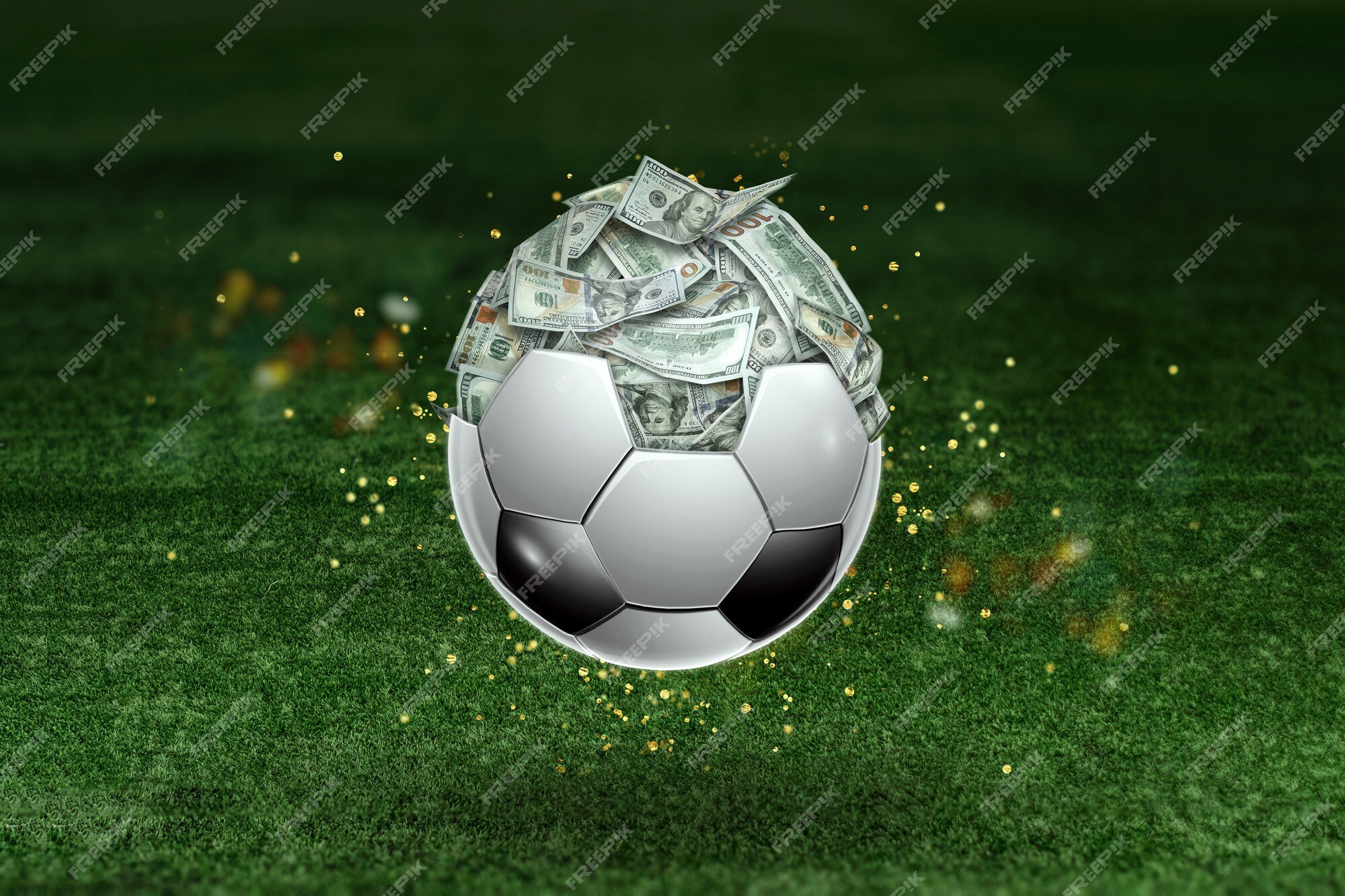 Sports Betting on Soccer. Design for a Bookmaker. Download Banner