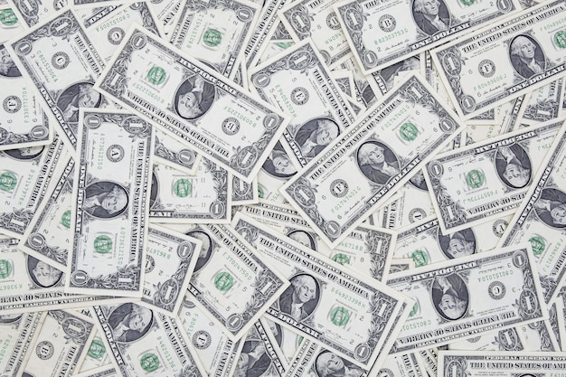 dollars banknotes background