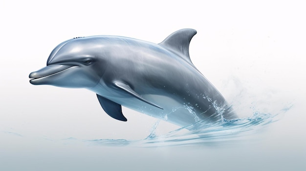 dolphin isolated