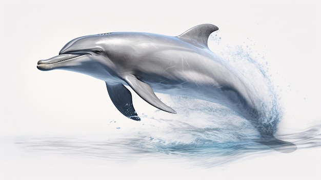 dolphin isolated