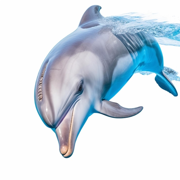 A dolphin with the word dolphin on the face