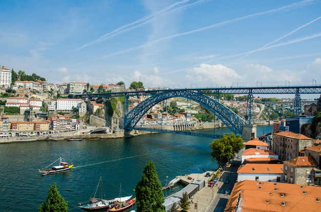 Dom Luis bridge in Porto, Portugal