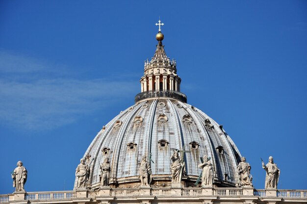 The dome cupola of the San Pietro basilica Vatican