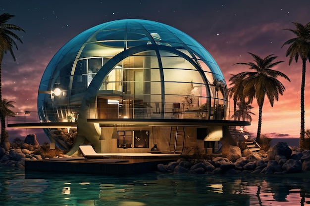 Dome Glass Villa