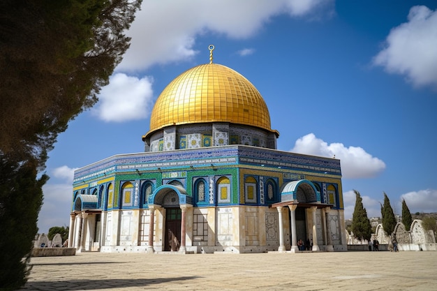 Dome of the rock in jerusalem