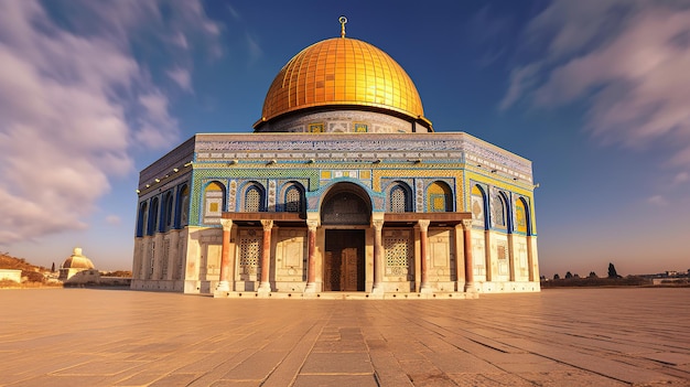 The dome of the rock in jerusalem