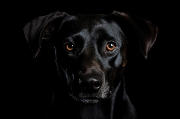 Photo domestic dog animal concept