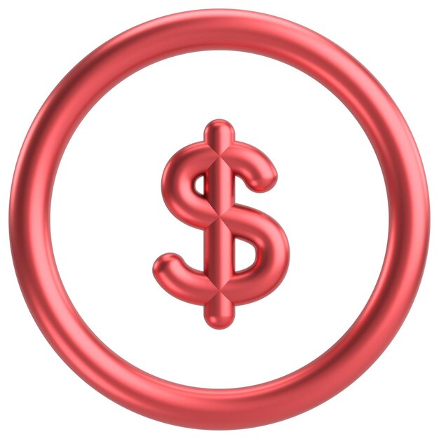 Donate button Donate icon 3D illustration