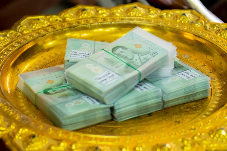 Photo donations for public assistance thai culture financial assistance