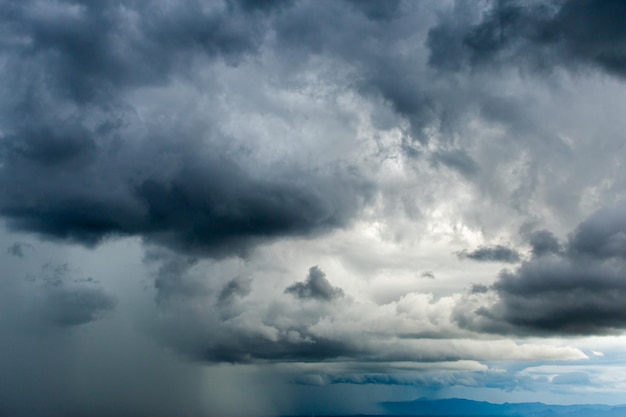 donder stormhemel Regenwolken