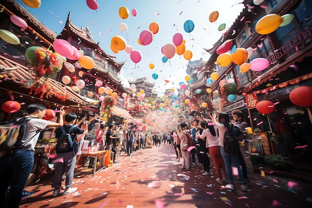 Dongzhi Festival Chinese Creative Design of Photoshoot of a Vibrant Dongzhi Scene Showcasi