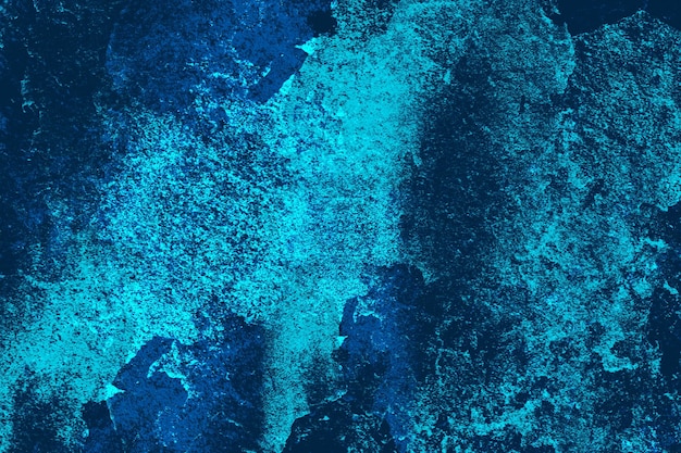 Donker blauwe kleur abstracte grunge getextureerde oude betonnen muur oppervlak voor background