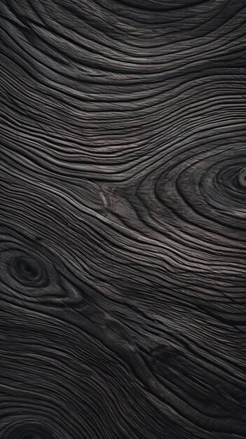 Donker houtpatroon met rijke en ingewikkelde texturen Generatieve AI