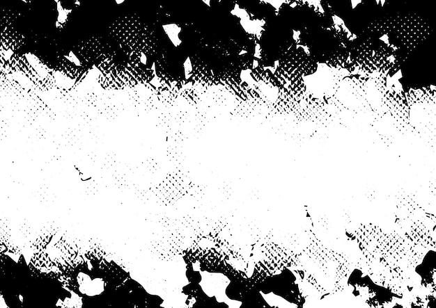 Donkere achtergrond ontwerp oppervlak vector Grunge zwart-wit patroon Monochrome deeltjes