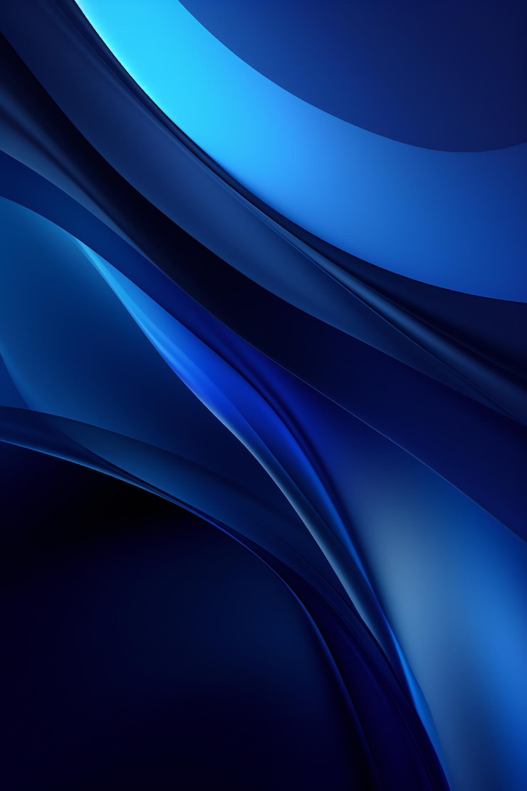 Foto donkere blauwe abstracte gladde dynamische achtergrond