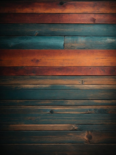Foto donkere grunge achtergrond gekleurde textuur van oud hout vintage houten behang achtergrond