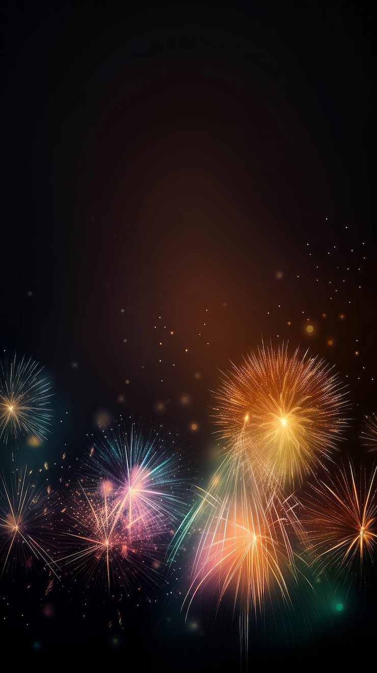 Foto donkere vakantie vuurwerk achtergrond illustratie generatieve aixdxa