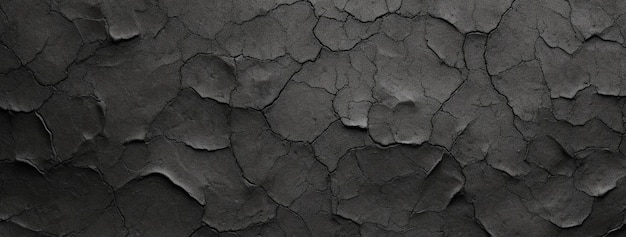 Donkere zwarte cementtextuur generatieve ai als achtergrond