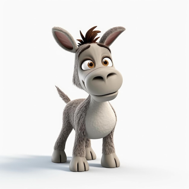 Donkey cartoon character