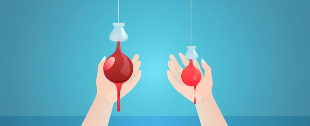 Donor blood life world give help heart donation health day Generative AI