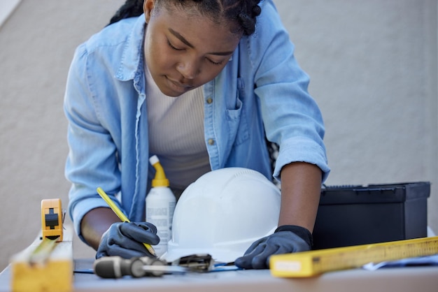 Dont be afraid to give your best. Shot of a young woman working outside.