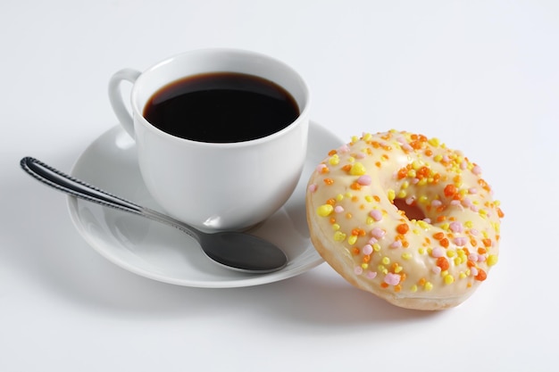 Donut and coffee