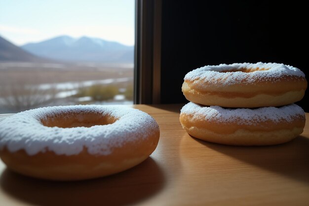 사진 도넛 맛있는 음식 간식 벽지 배경 그림 좋아하는 음식