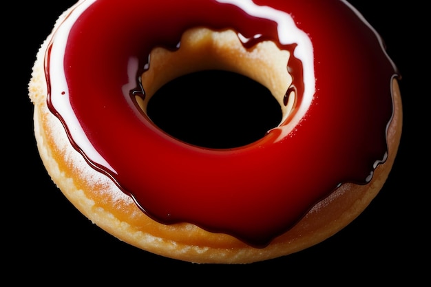 Foto donut delizioso cibo gourmet snack carta da parati sfondo illustrazione cibo preferito