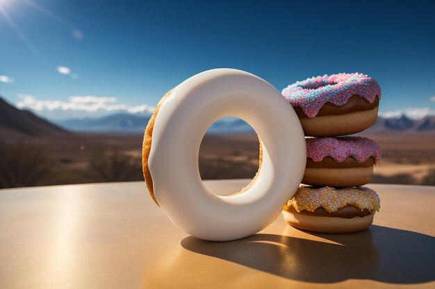 写真 ドーナツおいしいグルメ食品スナック壁紙背景イラスト好きな食べ物