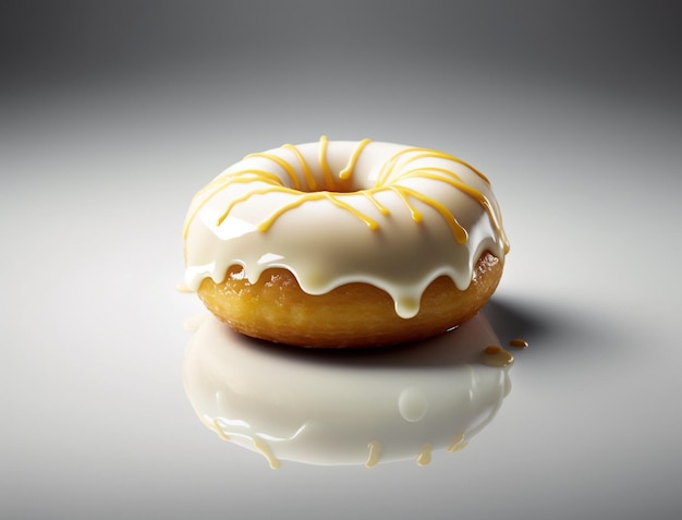 Иллюстрация фотографии еды с пончиками, созданная с помощью Generative A