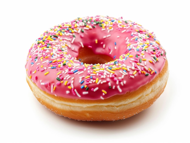 Donut geïsoleerd op witte achtergrond