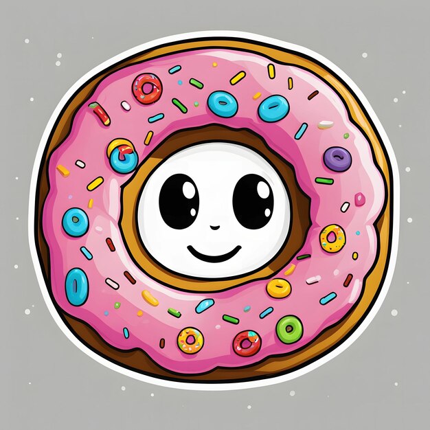 Photo donut illustration