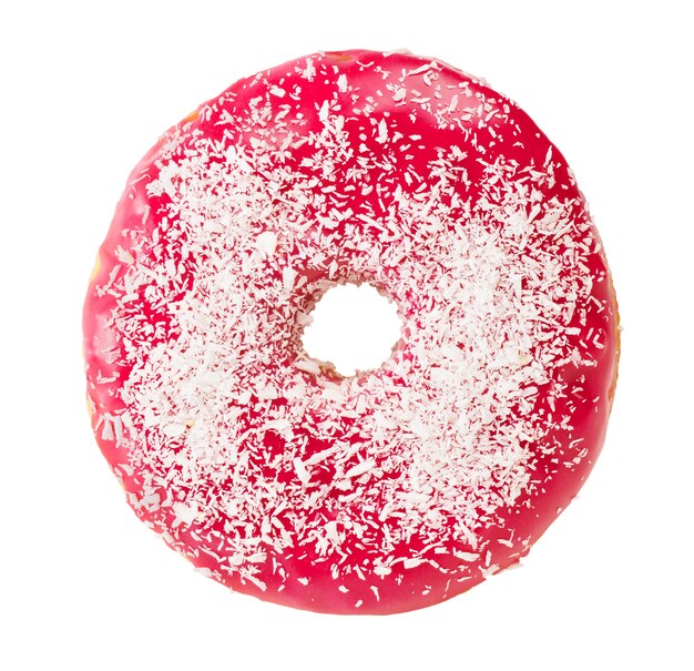 Donut isolated on white