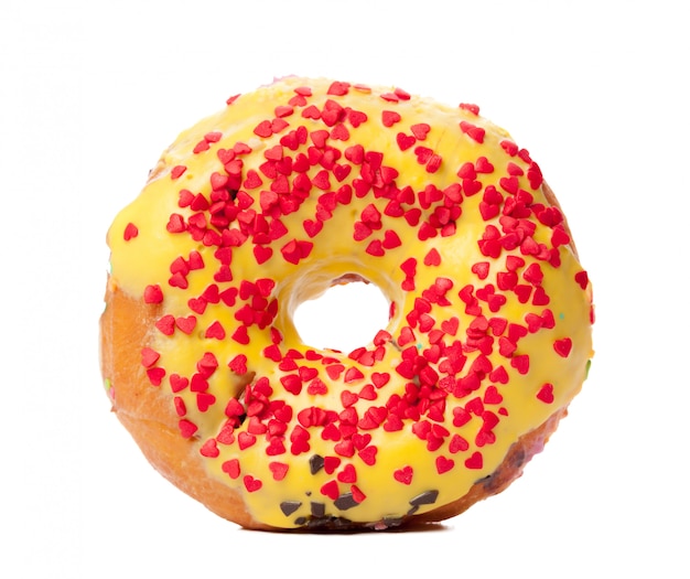 Donut isolated on white